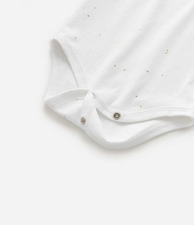 Body Infantil con Brillitos Aplicados - Talle 0 a 18 Meses 5