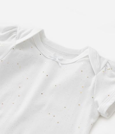Body Infantil con Brillitos Aplicados - Talle 0 a 18 Meses 7