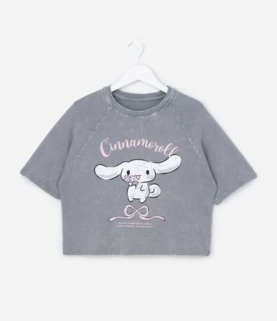 Remera Infantil Oversized Marmorizada Cinnamoroll - Talle 5 a 14 años 2