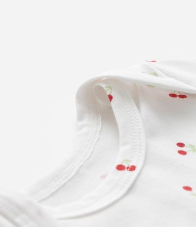 Body Infantil con Estampa de Cereza - Talle RN a 18 Meses 5