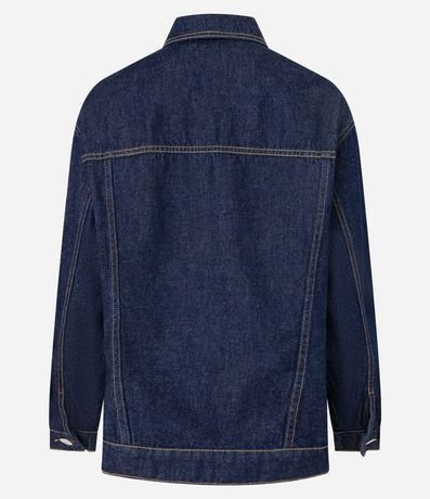 Campera Trucker Amplia en Jeans con Bolsillos 8