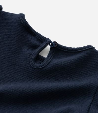 Vestido Infantil Balonê con Aplicación de Lacitos - Talle 0 a 18 Meses 4