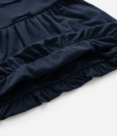 Vestido Infantil Balonê con Aplicación de Lacitos - Talle 0 a 18 Meses 6