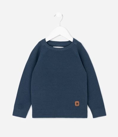 Buzo Infantil en Punto Texturizado con Manga Raglán – Talle 1 a 4 años