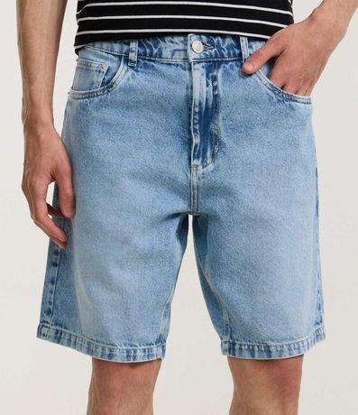 Bermuda Slim en Jeans con Bolsillos 2