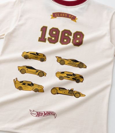 Remera Infantil con Estampa y Lettering Hot Wheels - Talle 4 a 10 años 4