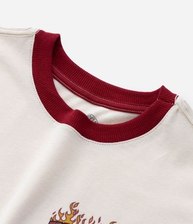 Remera Infantil con Estampa y Lettering Hot Wheels - Talle 4 a 10 años 6