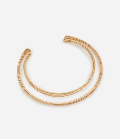 Gargantilla Rígida Aberta en Formato de Lua 2