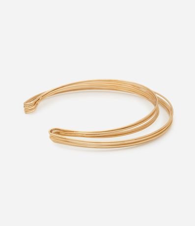 Gargantilla Rígida Aberta en Formato de Lua 3