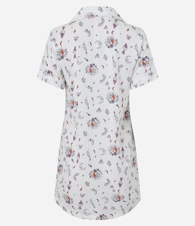 Camisón Americana en Viscosa con Estampa Mística 4