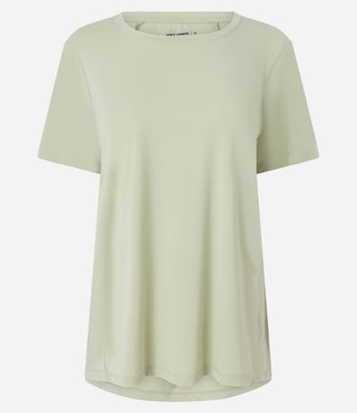 Remera Deportiva Manga Corta en Poliamida