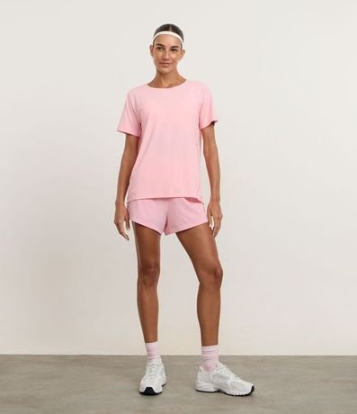 Remera Deportiva Manga Corta en Poliamida