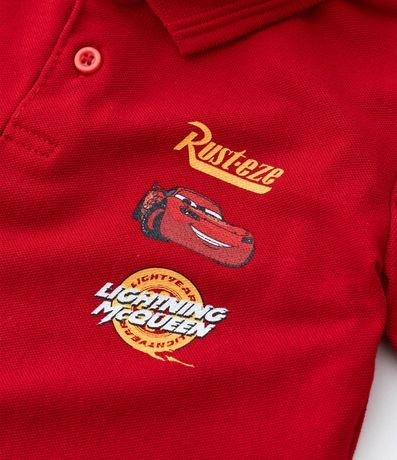 Remera Polo en Piquet con Estampa Carros - Talle 2 A 6 años 7