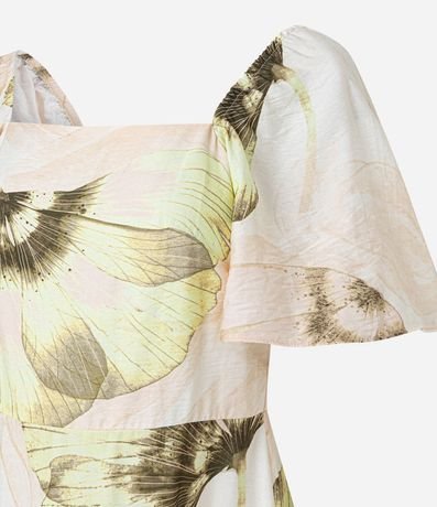 Vestido Long Midi con Estampa Mariposas 6