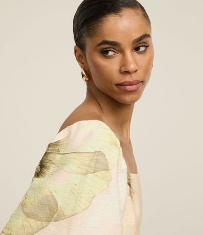 Vestido Long Midi con Estampa Mariposas 4