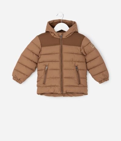 Campera Infantil con Capucha y Recorte Texturizado – Talle 1 a 4 años