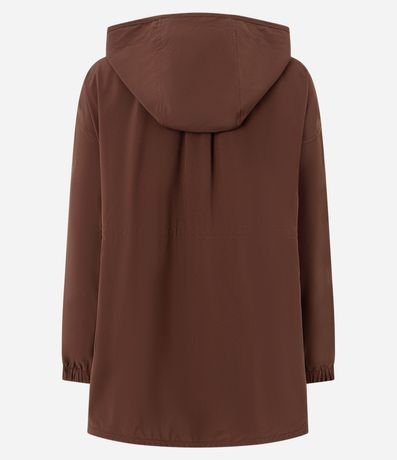 Campera Parka Tecnológica con Capucha y Cintura Ajustable 6