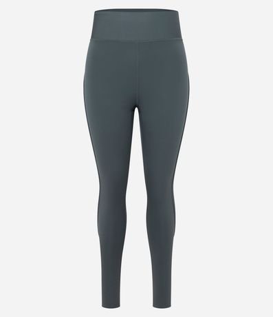 Pantalón Legging Cintura Alto con Biés Sobrepuesto 5