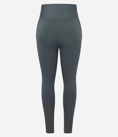 Pantalón Legging Cintura Alto con Biés Sobrepuesto 6