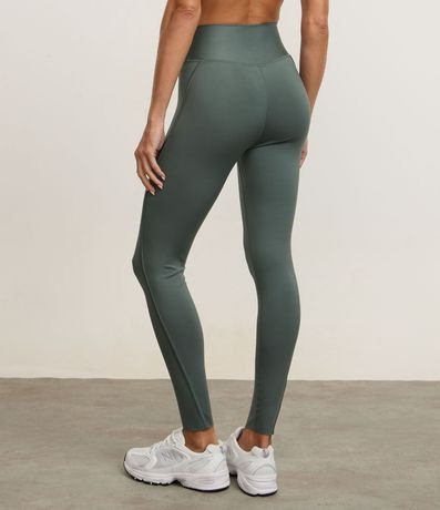 Pantalón Legging Cintura Alto con Biés Sobrepuesto 7