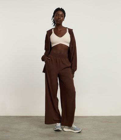 Pantalón Recto Deportivo con Cintura Elástica