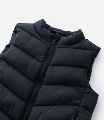 Chaleco Básico Infantil en Microfibra  con Cuello Alto - Talle 1 A 4 años 8