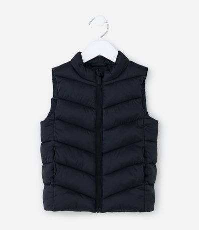 Chaleco Básico Infantil en Microfibra  con Cuello Alto - Talle 1 A 4 años 1
