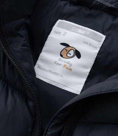 Chaleco Básico Infantil en Microfibra  con Cuello Alto - Talle 1 A 4 años 6