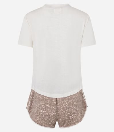 Pijama Short Doll con Estampado de Lunares 5