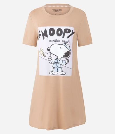Camisón Corta en Viscosa con Estampa Snoopy 3