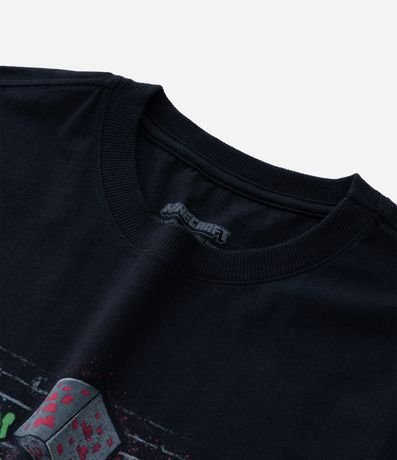 Remera Infantil con Estampa Minecraft - Talle 5 a 14  Anos 4