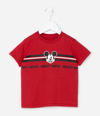 Remera Infantil con Estampa Raya y Mickey Mouse - Talle 1 a 6 años