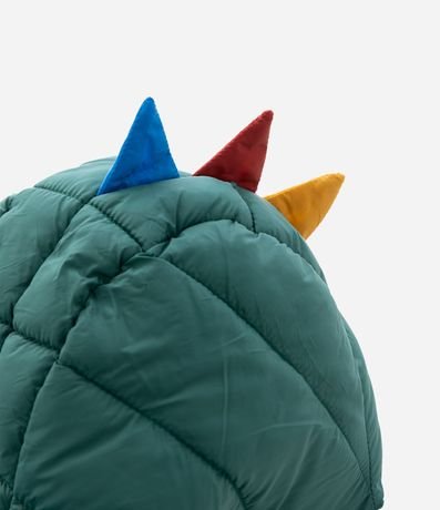 Campera Infantil Puffer con Capucha de Dinosaurio – Talle 1 a 6 años 4