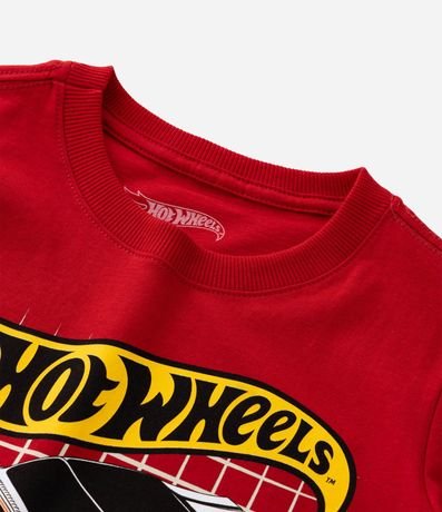 Remera Infantil con Estampa Hot Wheels - Talle 4 a 10 años 5
