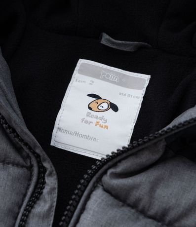 Campera Infantil con Capucha y Recorte Texturizado – Talle 1 a 4 años 7