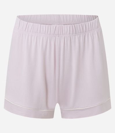 Pijama Short Doll en Viscosa con Bies Contrastante 7