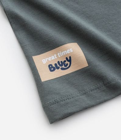 Conjunto Infantil Bluey con Remera y Bermuda Rayada - Talle 2 A 6 años 9