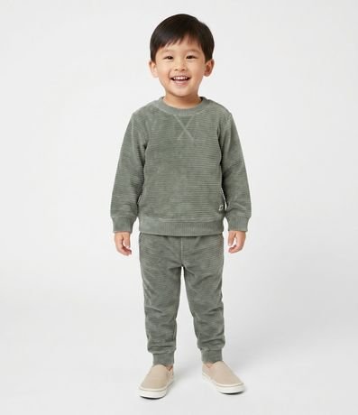 Buzo Infantil en Terciopelo Canelado – Talle 1 a 5/6