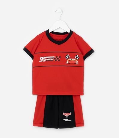 Conjunto Infantil con Tejido Deportivo y Estampa Mcqueen Cars - Talle 2 a 6 años
