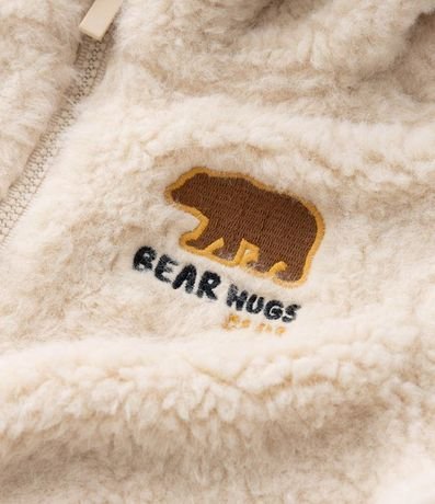 Saco Infantil en Sherpa con Bordado de Oso – Talle 1 a 6 años 5