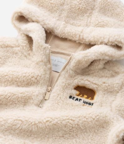 Saco Infantil en Sherpa con Bordado de Oso – Talle 1 a 6 años 7