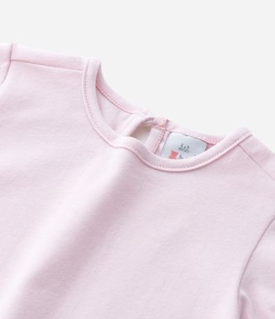 Enterito Infantil con Estampa de Gato y Conejo con Orejitas Aplicadas - Talle RN a 18 Meses 6