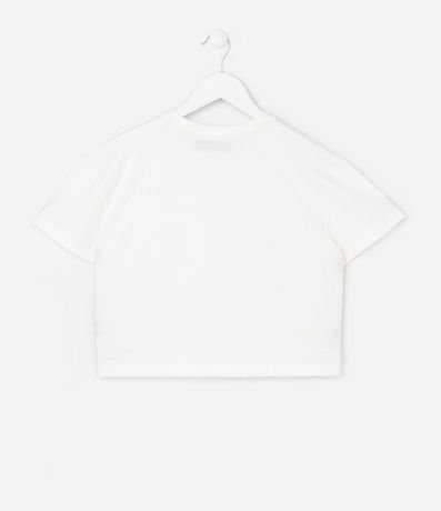 Remera corta Infantil con Bordado Estrellas en Lentejuelas - Talle 5 a 14 años 3