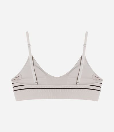 Soutien Top Texturizado con Copa Desmontable y Listrado 2