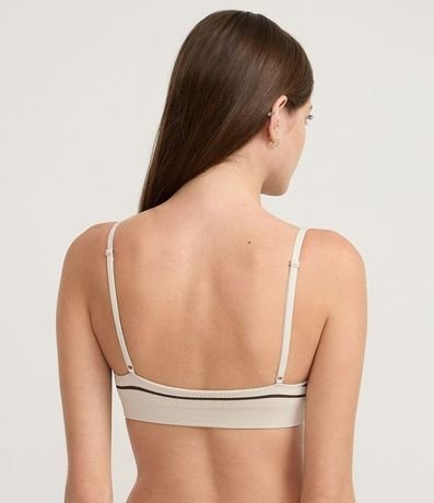 Soutien Top Texturizado con Copa Desmontable y Listrado 3