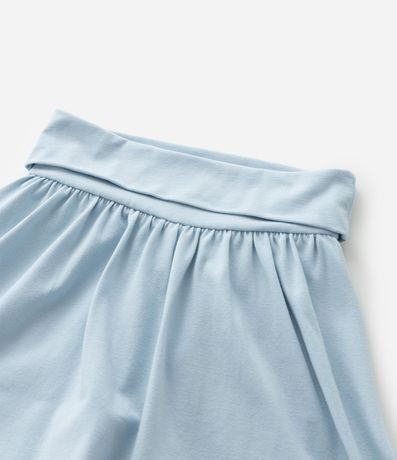 Short Pollera Infantil con Cintura Dobrado - Talle 5 a 14 años 5