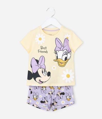 Pijama Corta Infantil con Estampa Minnie y Daisy - Talle 2 a 6 años