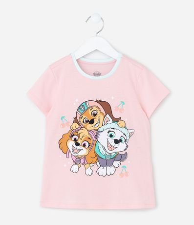 Pijama Corto Infantil con Estampa de Paw Patrol - Talle 3 a 6 años 2