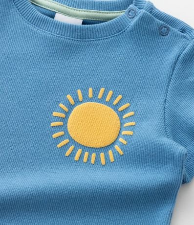 Enterito Infantil en Algodón con Estampa de Dinosaurio - Talle 0 a 18 Meses 8