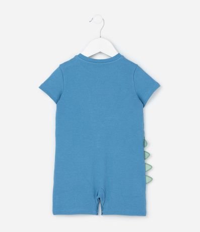 Enterito Infantil en Algodón con Estampa de Dinosaurio - Talle 0 a 18 Meses 2